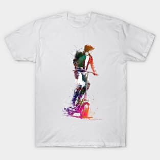 Electric scooter sport art T-Shirt